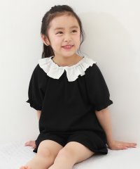 devirock/どっちも前 フリル半袖パジャマ 子供服 キッズ 女の子 ルームウェア 半袖ルームウェア パジャマ /505951936