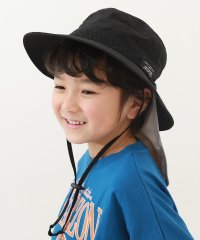 devirock/UVカット 親子で使える 日よけ付き 撥水 フェスハット 子供服 キッズ 男の子 女の子 帽子 ハット /505951944