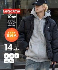 United Athle/ユナイテッドアスレ United Athle 【UNITED ATHLE】10.0オンス T/C スウェット フルジップ パーカー ジップアップ 長袖 無地 裏/505957352