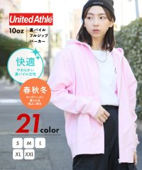 United Athle/【UNITED ATHLE】10.0オンス スウェット フルジップ パーカー 長袖フーディー 裏パイル 5213/505957354