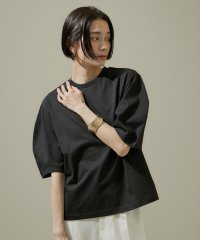 サロン　アダム　エ　ロペ/【WEB限定】フォルムスリーブクルーネックTシャツ【接触冷感・UVケア】/505957720