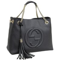 GUCCI/GUCCI グッチ インターロッキング G SOHO ソーホー ハンド バッグ トート バッグ A4可 レザー/505957810