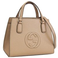 GUCCI/GUCCI グッチ インターロッキング G SOHO ソーホー ハンドバッグ 斜めがけ ショルダーバッグ 2WAY レザー/505957819