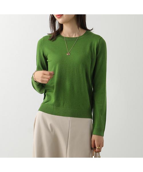 MAX MARA◇ニットベスト(薄手)/L/レーヨン/GLD （M Max Mara