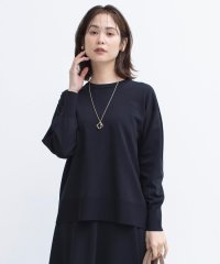 KUMIKYOKU（LARGE SIZE）/【WEB限定カラーあり】MINA バックリボンニットプルオーバー/505958554