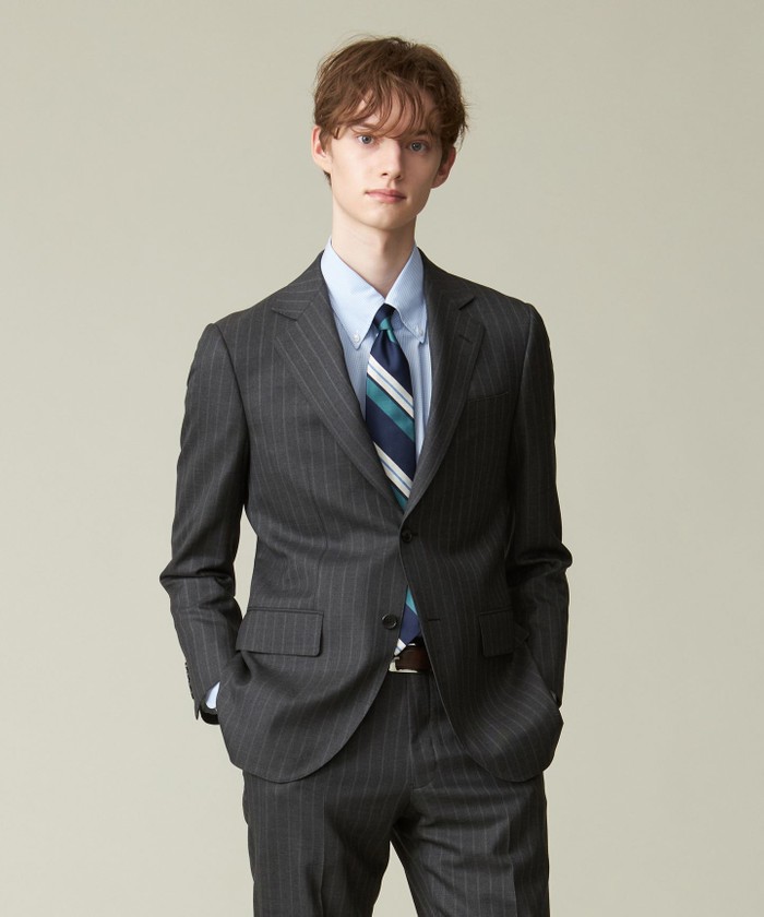 プチメゾン☆スーツ Navy stripe Suit style- フレスコのネイビーストライプのスーツ
