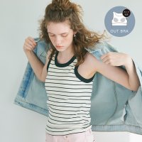 coca/コカ coca 外で着られるブラトップス OUT BRA カップ付太タンクトップ/505209914