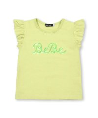 BeBe/オーロラスパンコールロゴフリル袖Tシャツ(100~150cm)/505935255