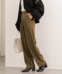 ad thie/アドティエ ad thie センターシームタックテーパードパンツ カラーパンツ 夏 秋/505937899