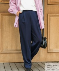 ad thie/アドティエ ad thie センターシームタックテーパードパンツ カラーパンツ 夏 秋/505937899