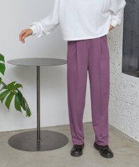 ad thie/アドティエ ad thie センターシームタックテーパードパンツ カラーパンツ 夏 秋/505937899