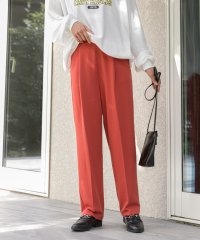 ad thie/アドティエ ad thie センターシームタックテーパードパンツ カラーパンツ 夏 秋/505937899