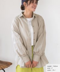 ad thie/2タイプ 無地・ストライプ　選べるBIGシャツ 秋服 秋 冬服 冬/505938009