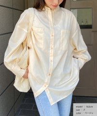 ad thie/2wayタイプバンドカラーシャツ 無地 ストライプ 秋服 秋 冬服 冬/505938010