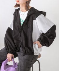 ad thie/アドティエ ad thie フード付き ラグラン バイカラーマウンテンパーカー 秋服 秋 冬服 冬/505938027