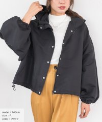 ad thie/アドティエ ad thie バルーンスリーブショート丈マウンテンパーカー 秋服 秋 冬服 冬/505938028