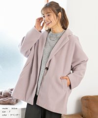 ad thie/ウールタッチ テーラードルーズコート 秋服 秋 冬服 冬/505938054