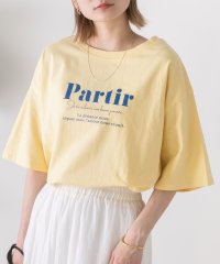 ad thie/裾ラウンド・オーバーサイズ ロゴプリントTシャツ/505938122