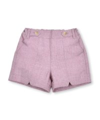 BeBe Petits Pois Vert/裾カットウエストベルト風キュロットパンツ(95~150cm)/505940229