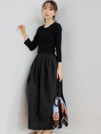 Droite Lautreamont/ドロワット ロートレアモン Droite lautreamont ニットドッキングワンピース≪手洗い可能≫/505954259