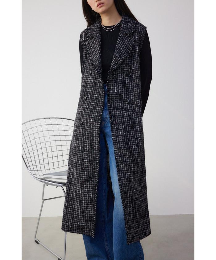 AZUL by 高から MOUSSY チェック柄コート サイズM AZUL by 高から MOUSSY チェック柄コート サイズM