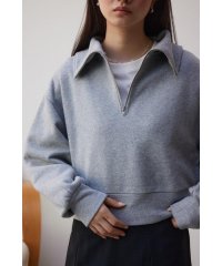 AZUL by moussy/ラメ裏毛ジップアップトップス/505954303