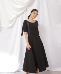 JILL by JILL STUART/リボンデザインフレアーワンピース　WEB限定カラー:ブラック/505954369