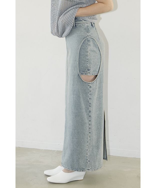 CIRCLE CUT LAYERED DENIM SKIRT(505957706) | クラネ(CLANE CIRCLE CUT LAYERED DENIM SKIRT(505957706) | クラネ(CLANE