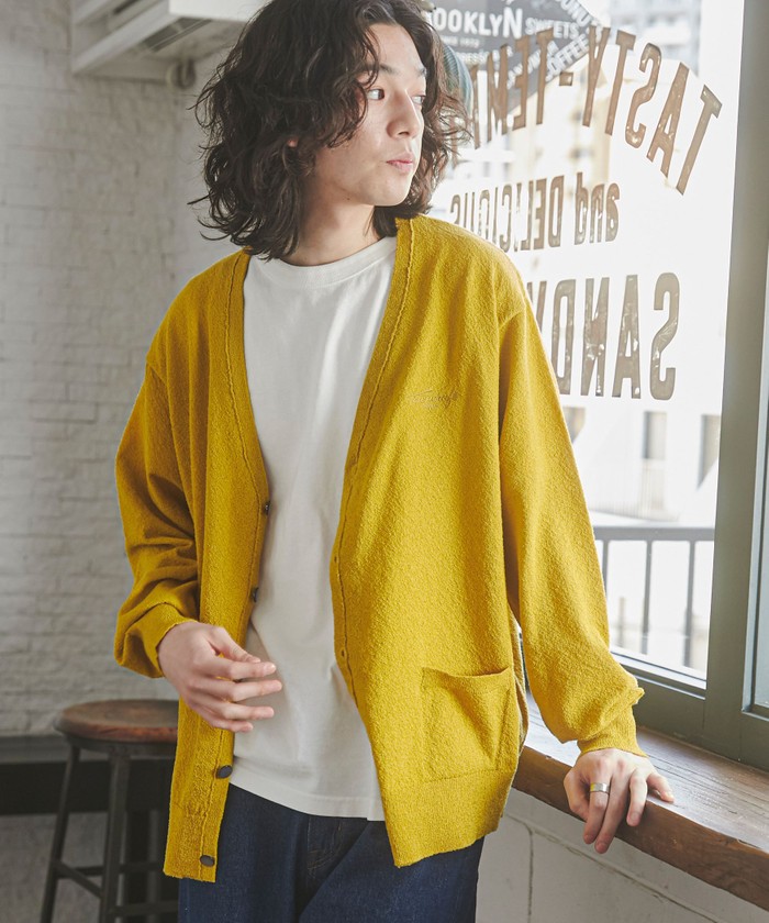 カーディガン(イエロー・黄色)のメンズファッション通販 - d fashion カーディガン(イエロー・黄色)のメンズファッション通販 - d fashion
