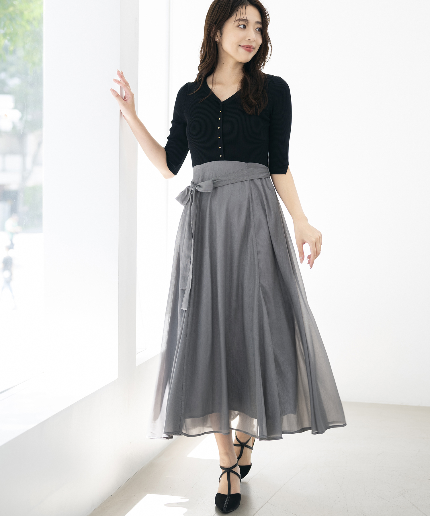 ミッシュマッシュ MISCH MASCH グロッシードッキングワンピース