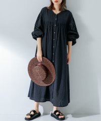 URBAN RESEARCH Sonny Label/コットンリーフ柄カットドビーワンピース/505965116