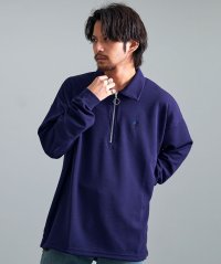 CavariA/キャバリア CavariA CavariA 膨れジャガード長袖ハーフZIP/505965955