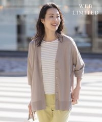 J.PRESS LADIES/【WEB限定カラーあり・洗える】SILKY RAYON STRETCH カーディガン/505967269