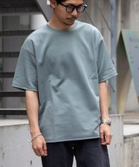 GLOSTER/【限定展開】【GLOSTER/グロスター】ハイポンチ ビッグシルエット ドレープ半袖Tシャツ/505922755