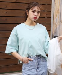 ad thie/アドティエ ad thie ワイドシルエットショート丈 シンプルTシャツ 夏服 夏/505937985