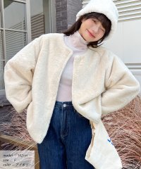 ad thie/アドティエ ad thie ふわふわソフトタッチエコファージャケット 秋服 秋 冬服 冬/505938065