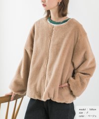 ad thie/ふわふわソフトタッチエコファージャケット 秋服 秋 冬服 冬/505938065