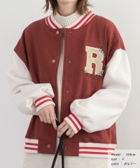 ad thie/アドティエ ad thie パイルワッペン 刺繍ロゴ 裏起毛スタジャン 秋服 秋 冬服 冬/505938069