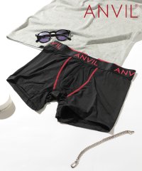 ANVIL/アンヴィル ANVIL 【ANVIL】アンダーウェア パンツ ボクサー 下着 ボクサーパンツ 伸縮性 プレゼント ギフト メンズ ロゴ ステッチ ブラック AN/505940432