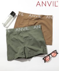 ANVIL/アンヴィル ANVIL アンダーウェア メンズ ボクサーパンツ ロゴ ナイロン 下着 シンプル 無地 見せパン カラバリ 伸縮性 パンツ 肌着 インナー ANV/505941454