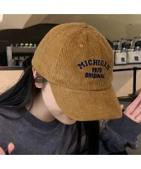 ad thie/アドティエ ad thie コーデュロイ・刺繍ロゴ ベースボールキャップ/505946124