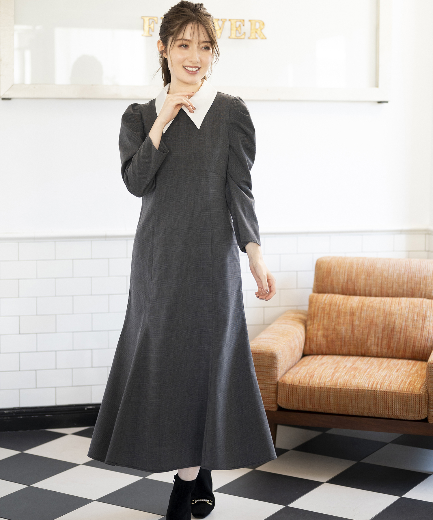 セール】ミッシュマッシュ MISCH MASCH ハイネックタイ付き