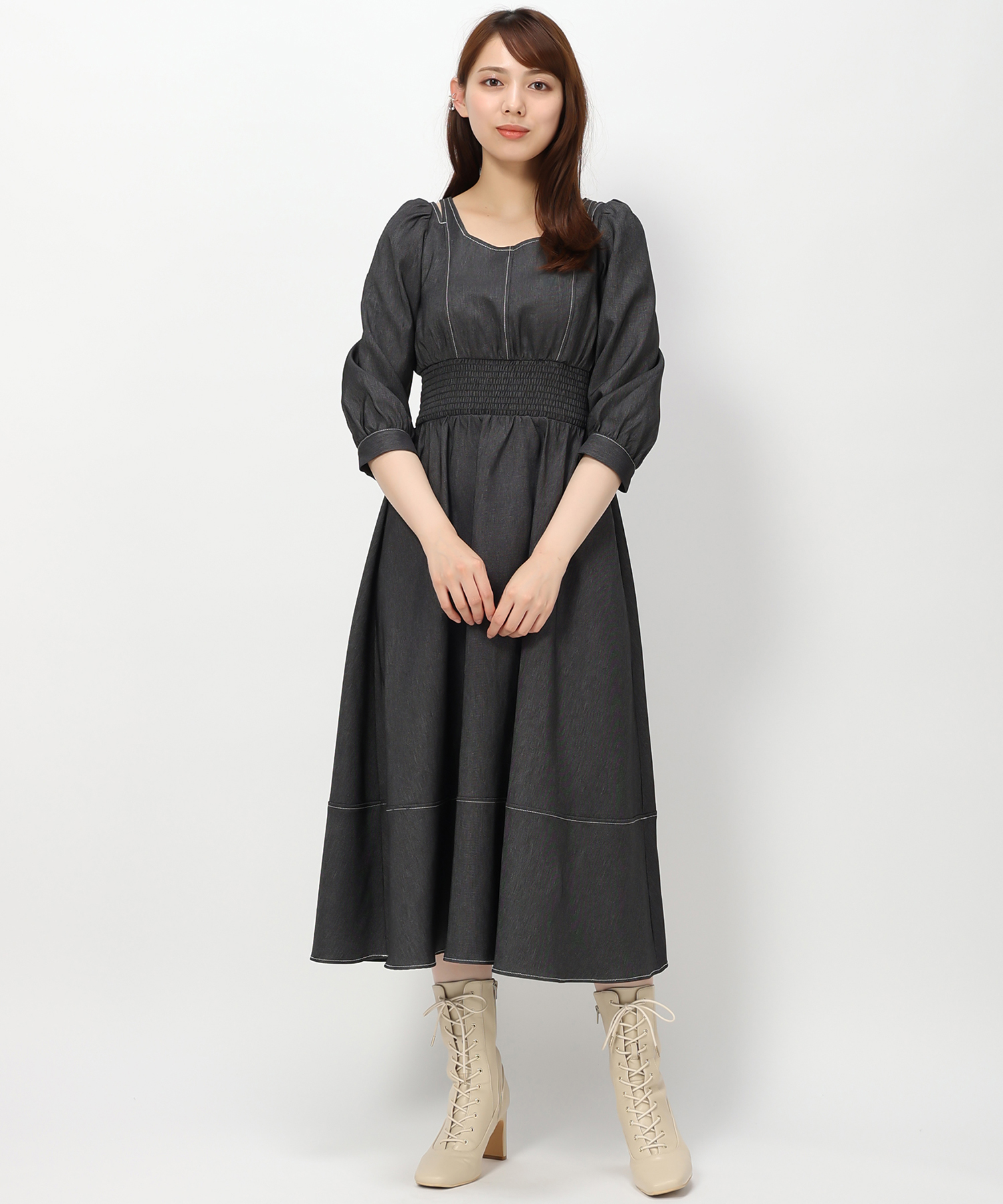 ミッシュマッシュ MISCH MASCH オータムデニムレースアップ ミッシュマッシュ MISCH MASCH オータムデニムレースアップ