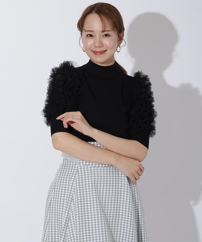And couture エアリースリーブニットプルオーバー セール 50%OFF】エアリースリーブニットプルオーバー(505959427