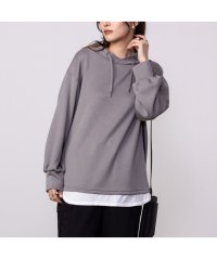 MAC HOUSE/マックハウス Mac－House URBAN COLLECTION アーバンコレクション エアスムージー ポンチ素材 フェイクレイヤードプルオーバー 133ー2/505966201
