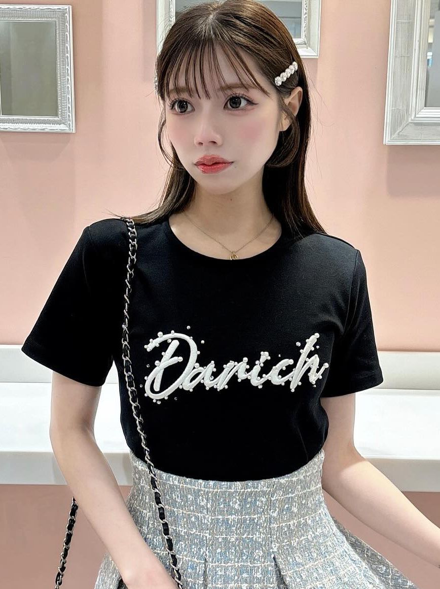 ダーリッチ Darich エンブロイダリーロゴTシャツ （ネイビー