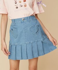 JENNI love/【UVカット】【接触冷感】【ストレッチ素材】【ウエスト調整可能】ハートポケットプリーツ切替えスカパン/505968667