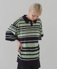 パル　アウトレット/【Kastane】MULTI BORDER KNIT POLO SHIRT/505969126