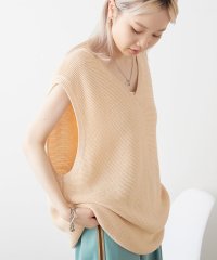 PAL OUTLET/【Kastane】STRAW YARN V－NECK KNIT VEST/505969127