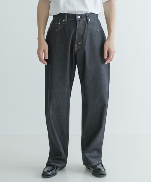 SHIOTA スーピマDENIM PANTSワイド #BOB(505970005) | アーバン SHIOTA スーピマDENIM PANTSワイド #BOB(505970005) | アーバン